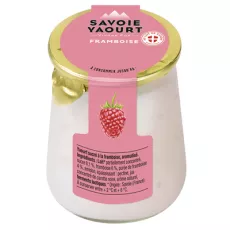 Yaourt Brassé Framboise - Yaourt Savoie