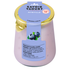 Yaourt Brassé Myrtille - Yaourt Savoie