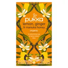 Bio : Infusion Citron, Gingembre, Miel de Manuka - Pukka