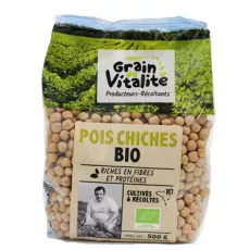 Bio :  Pois Chiches - Grain de Vitalité - photo miniature 2