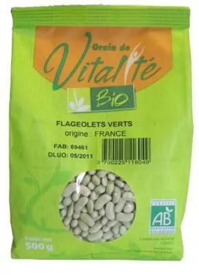 Bio : Flageolets Verts - Grain de Vitalité - photo1