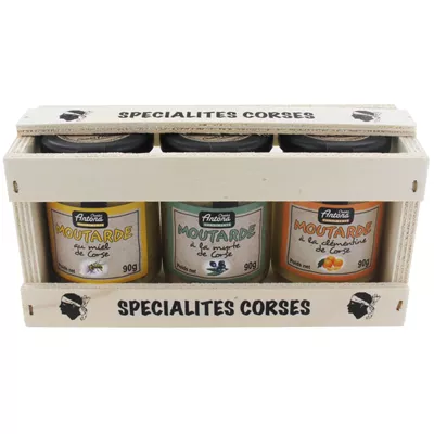 Assortiment de 3 Pots de Moutarde Corse - Charles Antona - photo1