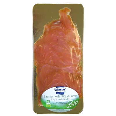 Bio : Tranchette de Saumon Fumé - Kritsen - photo1