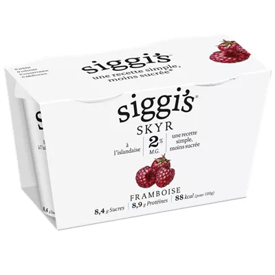 Skyr à l'Islandaise Framboise - Siggi's - photo1