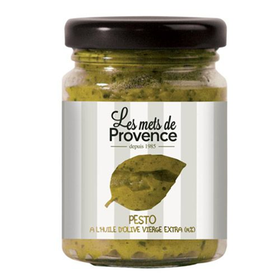 Pesto à l'Huile d'Olive Vierge Extra - Les Mets de Provence - Photo 1