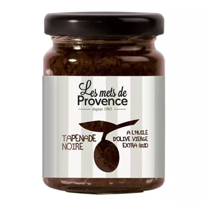 Tapenade Noire à l'Huile d'Olive Vierge Extra - Les Mets de Provence - photo1