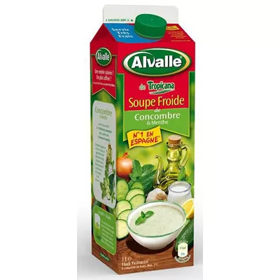 Gaspacho Concombre et Menthe - Alvalle - photo1