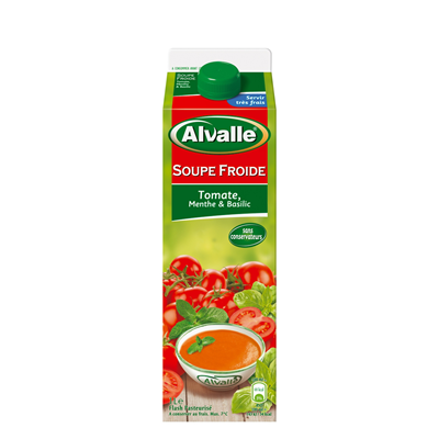 Gaspacho Tomate Menthe Basilic - Alvalle - Photo 1