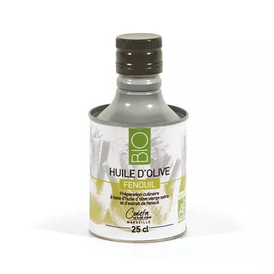 Bio : Huile d'Olive Extra Vierge à l'Extrait de Fenouil - Codefa - photo1