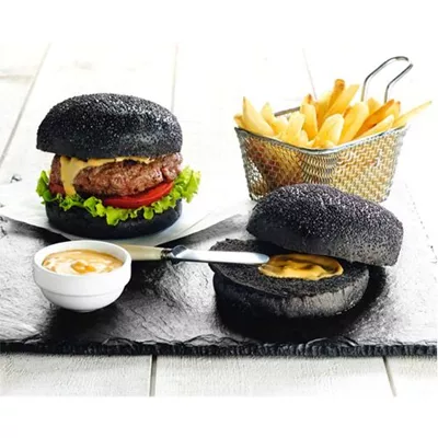 Pain Hamburger Noir - Boulangerie Thierry - photo2
