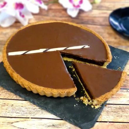 Tarte au Chocolat Noisette -L'Atelier Georget - Photo 1