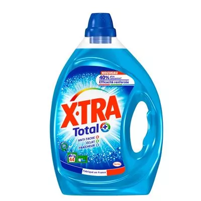 X-TRA LESSIVE LIQUIDE TOTAL PLUS MARSEILLE 80 DOSES 4L - La Boutique Tahiti