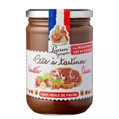 Pâte à Tartiner Noisettes Cacao - Lucien Georgelin - photo1