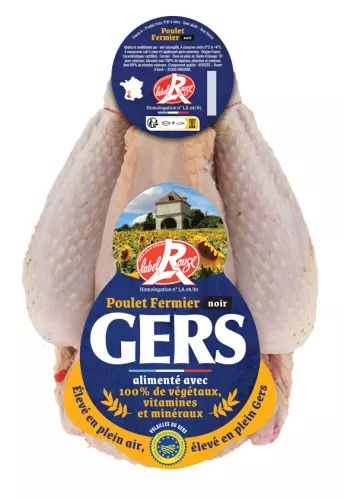 Poulet Noir Fermier (Prêt-à-Cuire) - Photo 1