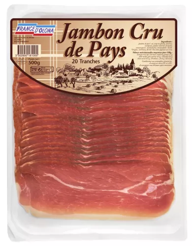 Jambon Cru de Pays - France d'Olona - Photo 1