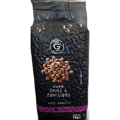 Café en grain 100% Arabica 1kg Gilbert BIO