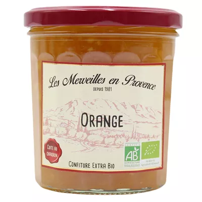 Bio : Confiture Extra d'Orange - Les Merveilles en Provence - Photo 1