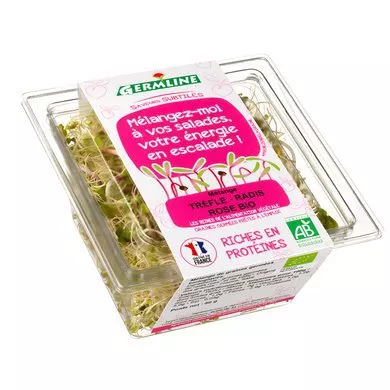 Bio : Graines Germées de Trèfle Radis - Germline - photo1