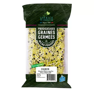 Graines Germées d'Oignon - Vitalfa - photo1