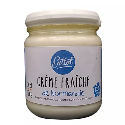 Crème fraîche Épaisse de Normandie sans OGM - Gillot - photo1