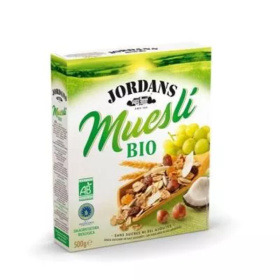 Bio : Muesli Raisin, Coco et Noisette - Jordans - photo1