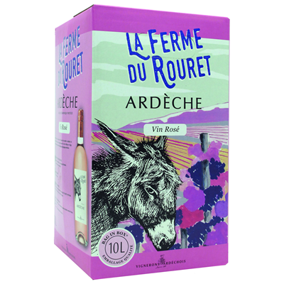 Les Vignerons Ardéchois Rosé - La Ferme du Rouret - Photo 1
