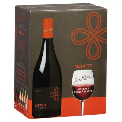 Pays d’Oc Rouge - Merlot Jean Dellac - photo1