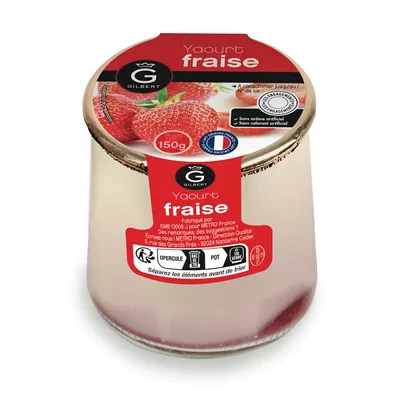 Yaourt Fraise - Gilbert - photo1