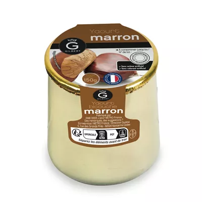 Yaourt Bicouche Marron - Gilbert - photo1