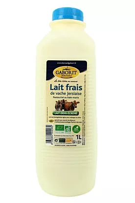 Bio : Lait Frais 1/2 Écrème - Gaborit - Photo 1