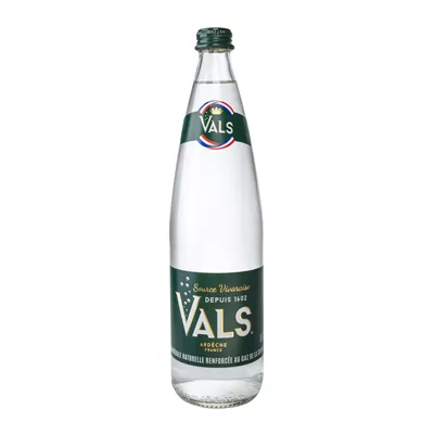 Eau Minérale Naturelle Gazeuse Bouteille Verre - Vals - photo1
