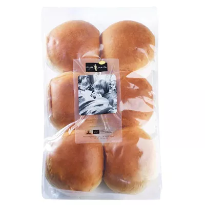 Bio : Le Pain Hamburger Brioché - Purpain - photo1