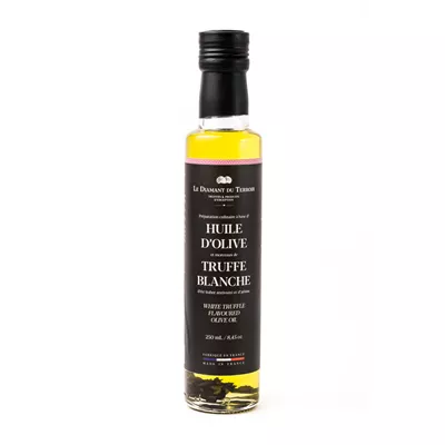 Huile d'Olive Extra Vierge à la Truffe Blanche - Le Diamant Du Terroir - photo1