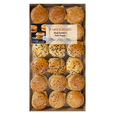 Assortiment de Mini Burgers - Mix Buffet - photo1